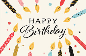 Happy Birthday Candles
