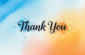 Thank You Blue/Orange